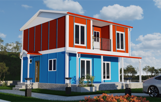 130 m2 Prefabrik Ev | Çift Katlı Prefabrik Ev Modelleri Prime Villa