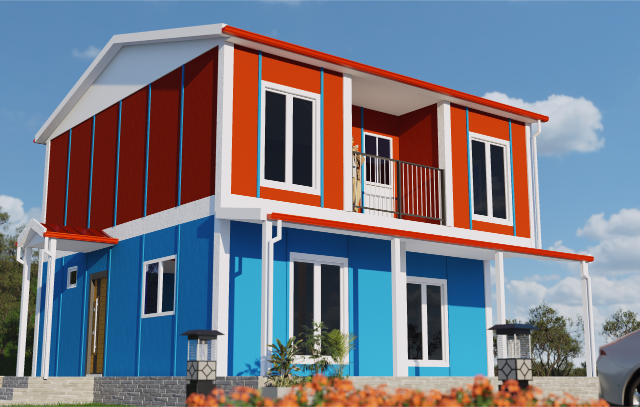 130 m2 Prefabrik Ev | Çift Katlı Prefabrik Ev Modelleri Prime Villa