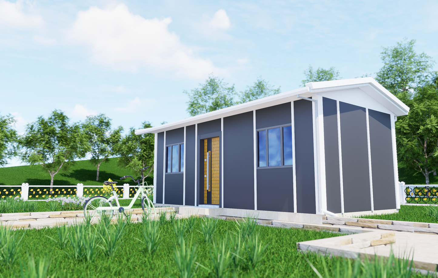 23 m2 Prefabrik Ev | Tek Katlı Prefabrik Ev Modelleri Prime Villa