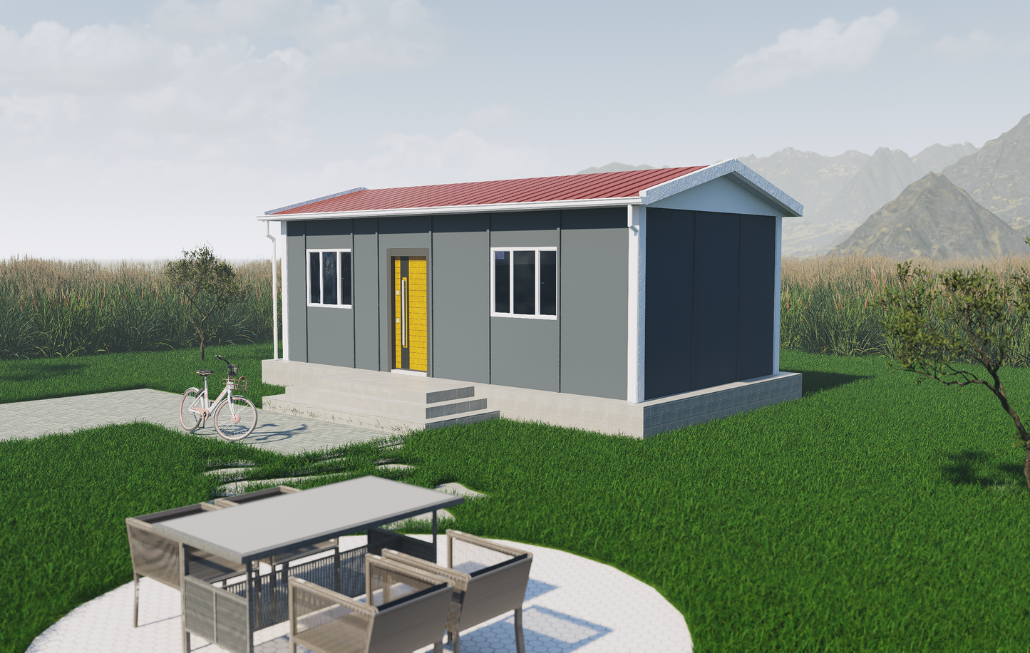 30 m2 Prefabrik Ev | Tek Katlı Prefabrik Ev Modelleri Prime Villa