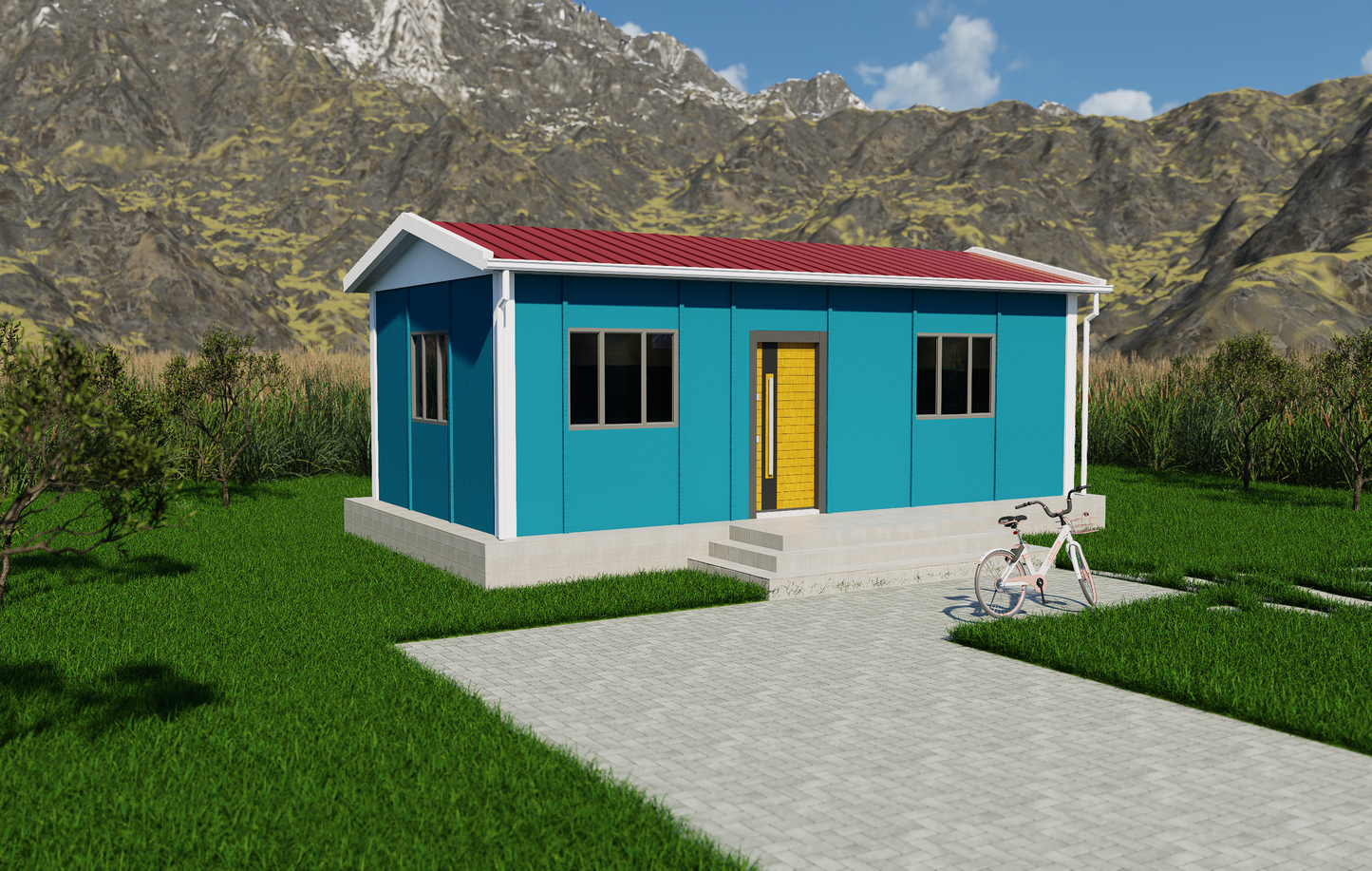 30 m2 Prefabrik Ev | Tek Katlı Prefabrik Ev Modelleri Prime Villa