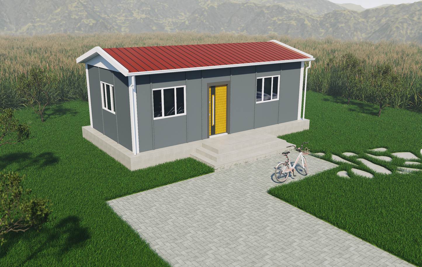 30 m2 Prefabrik Ev | Tek Katlı Prefabrik Ev Modelleri Prime Villa