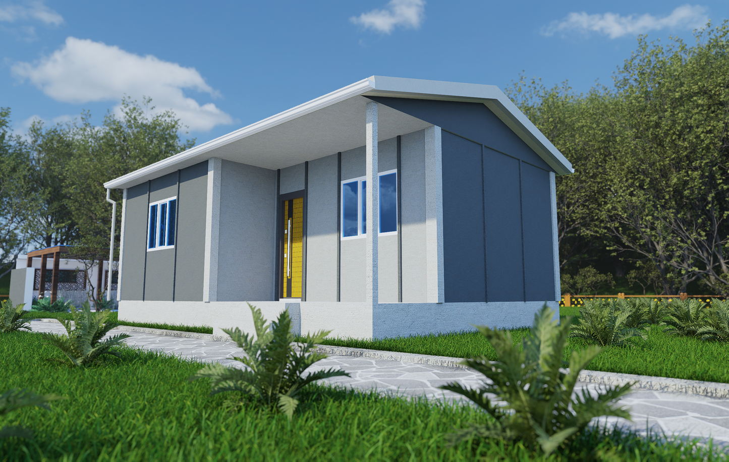 40 m2 Prefabrik Ev | Tek Katlı Prefabrik Ev Modelleri Prime Villa