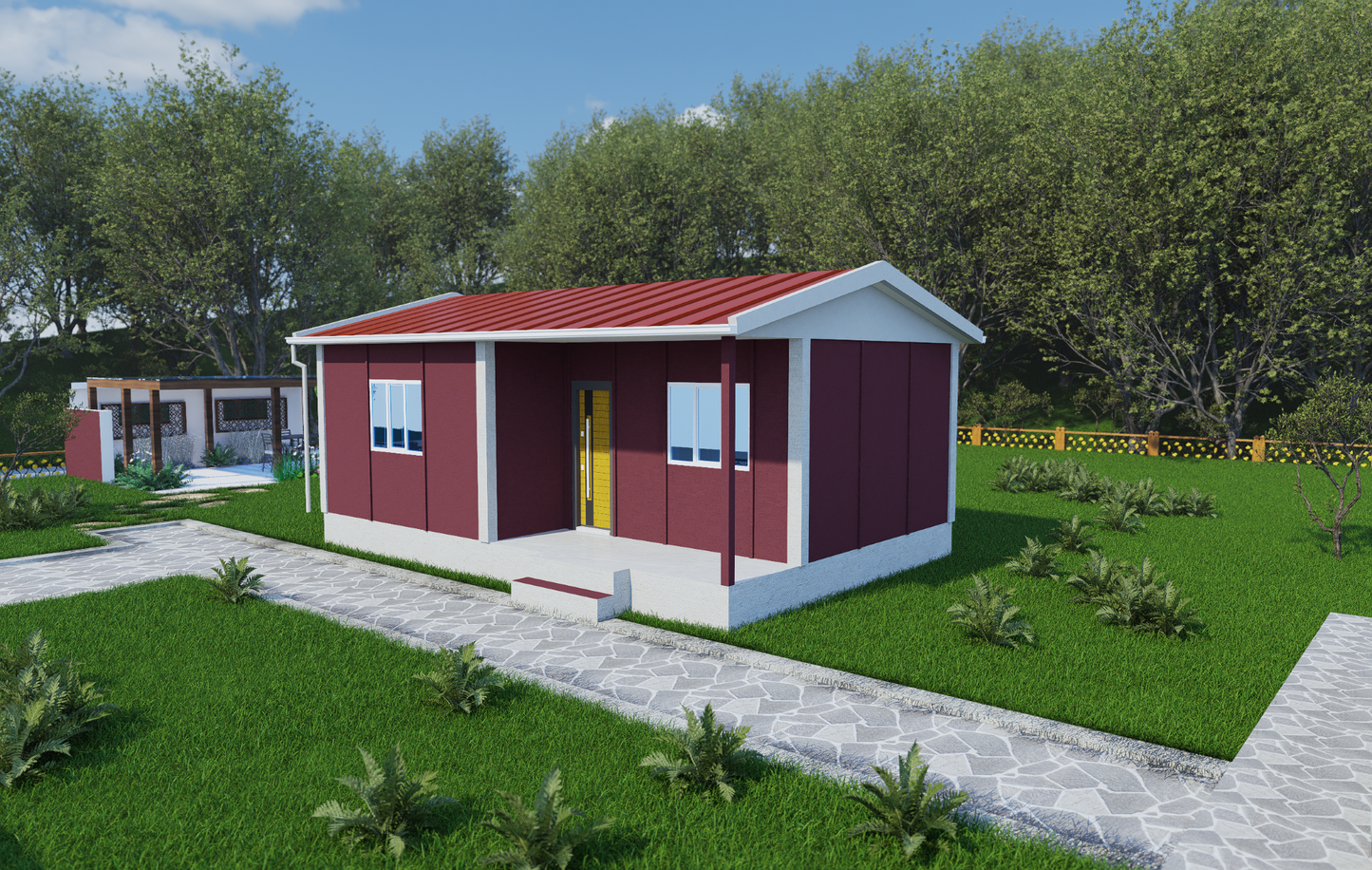 40 m2 Prefabrik Ev | Tek Katlı Prefabrik Ev Modelleri Prime Villa