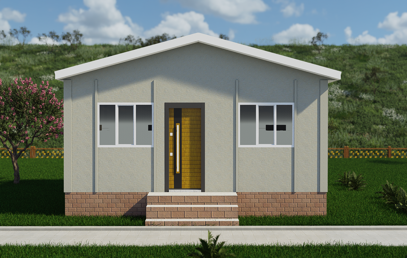 41 m2 Prefabrik Ev | Tek Katlı Prefabrik Ev Modelleri Prime Villa