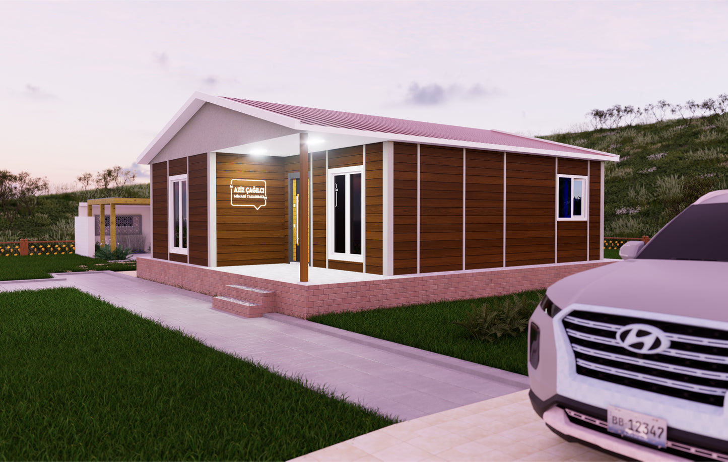 69 m2 Prefabrik Ev | Tek Katlı Prefabrik Ev Modelleri Prime Villa