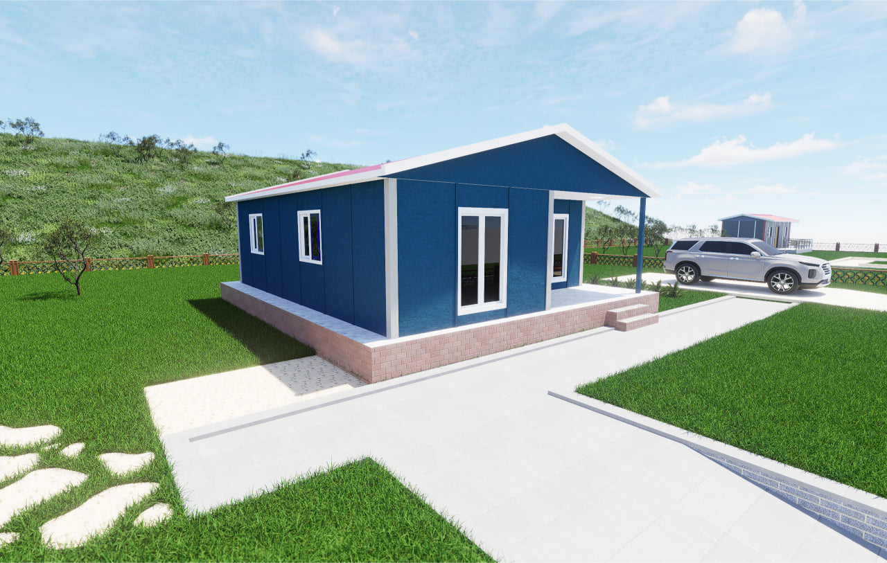 69 m2 Prefabrik Ev | Tek Katlı Prefabrik Ev Modelleri Prime Villa