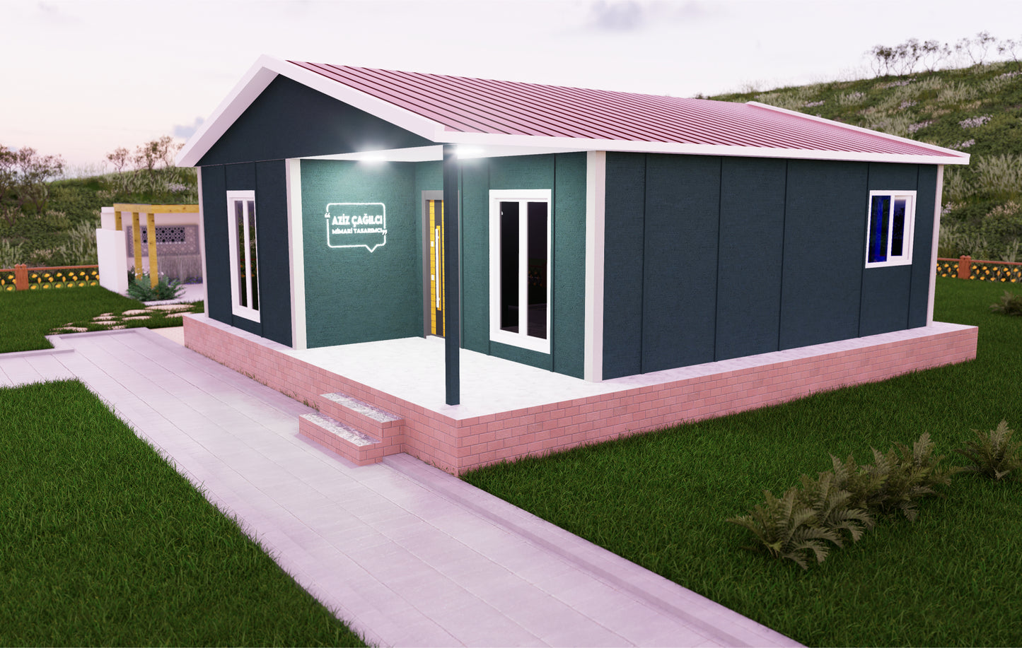 69 m2 Prefabrik Ev | Tek Katlı Prefabrik Ev Modelleri Prime Villa