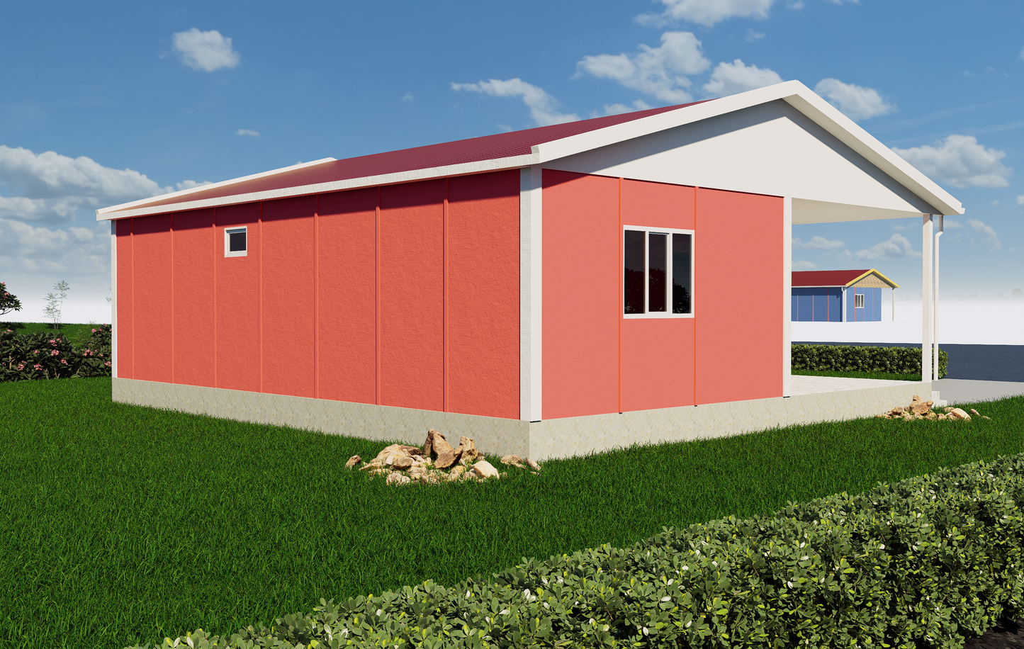 80 m2 Prefabrik Ev |Tek Katlı Prefabrik Ev Modelleri Prime Villa