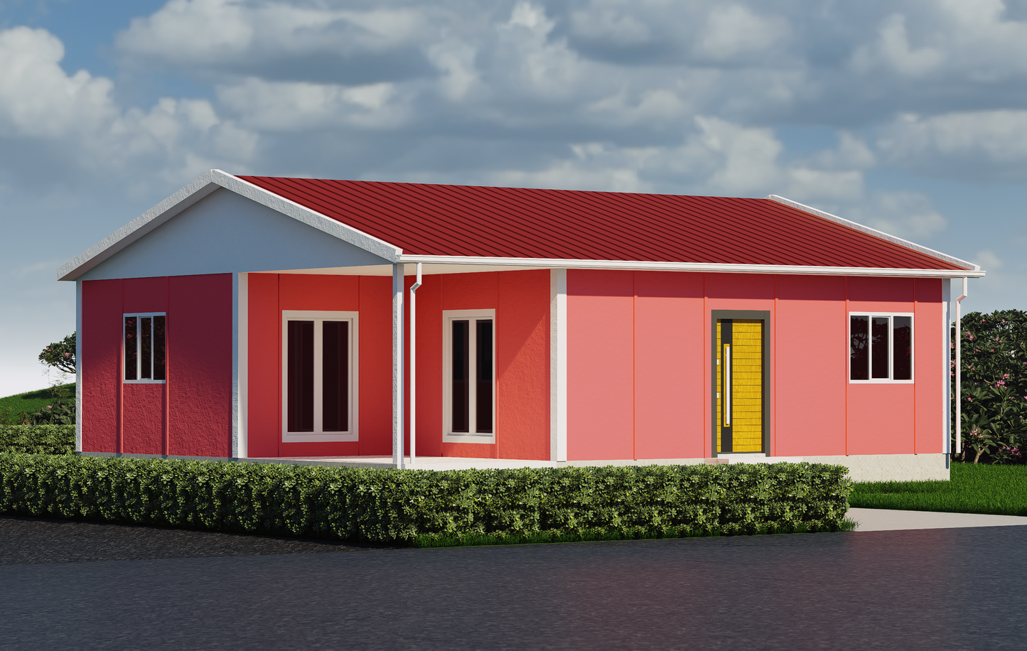 80 m2 Prefabrik Ev |Tek Katlı Prefabrik Ev Modelleri Prime Villa