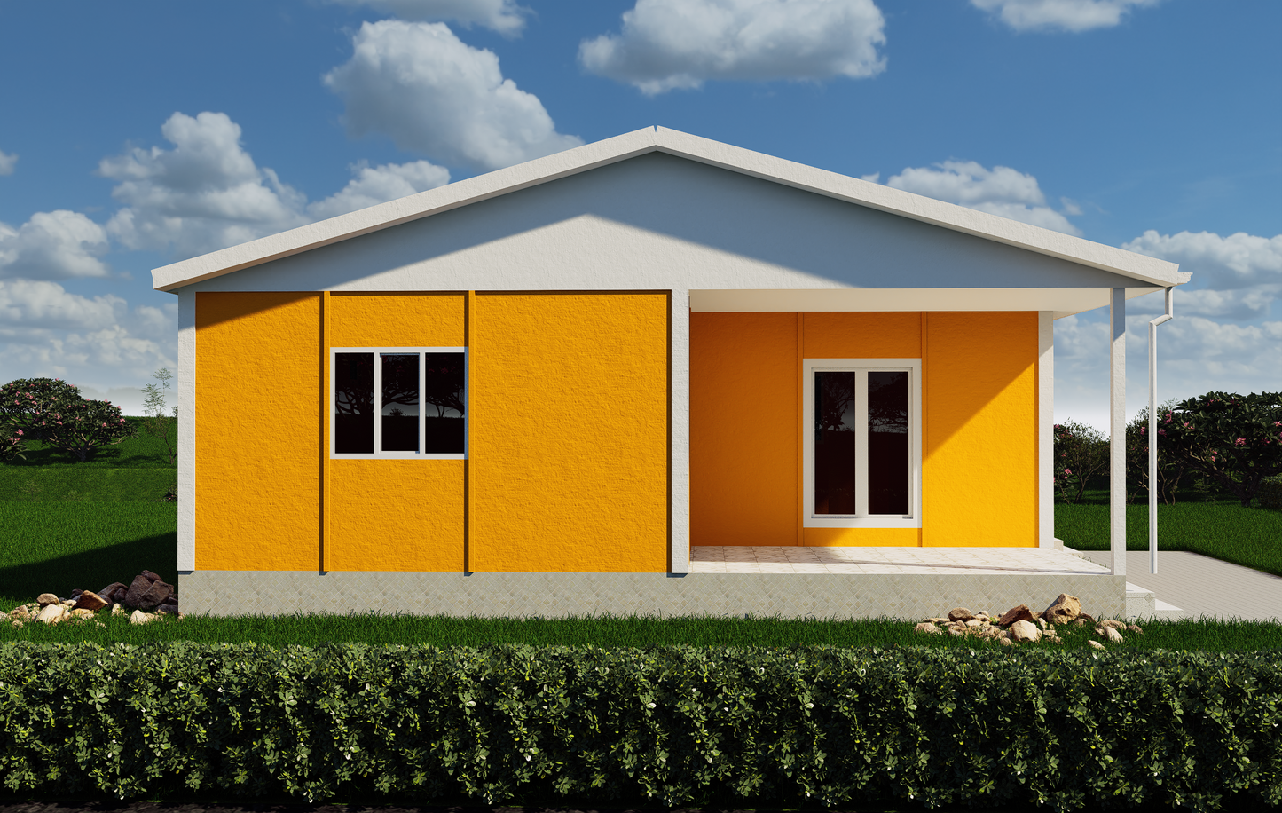 80 m2 Prefabrik Ev |Tek Katlı Prefabrik Ev Modelleri Prime Villa