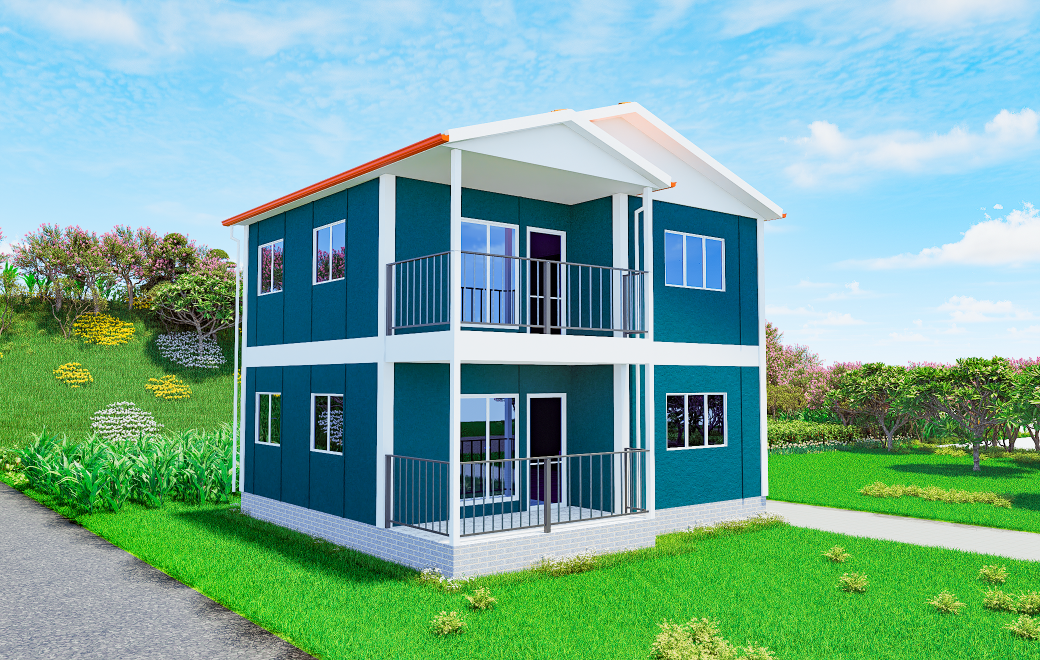 118 m2 Prefabrik Ev | Çift Katlı Prefabrik Ev Modelleri Prime Villa