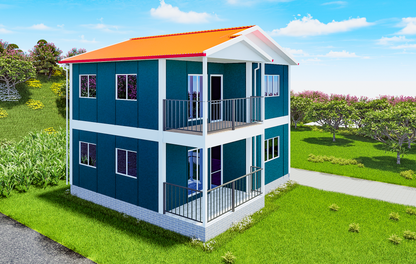 118 m2 Prefabrik Ev | Çift Katlı Prefabrik Ev Modelleri Prime Villa