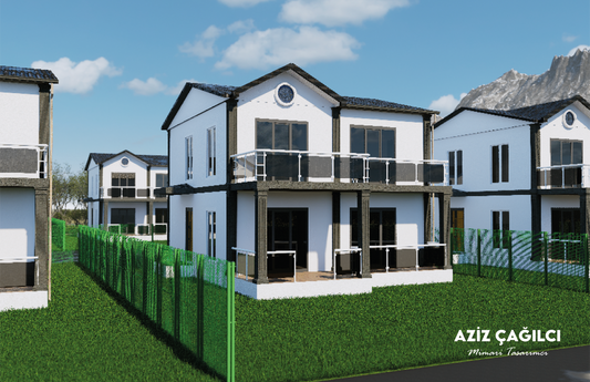 130 m2 Prefabrik Ev | Çift Katlı Prefabrik Ev Modelleri Prime Villa